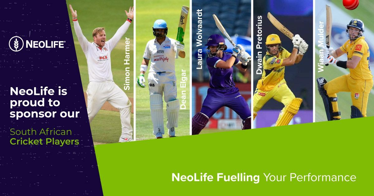 NeoLife Sponsored South African Cricketers