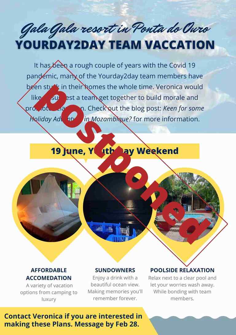 Vacation postponed