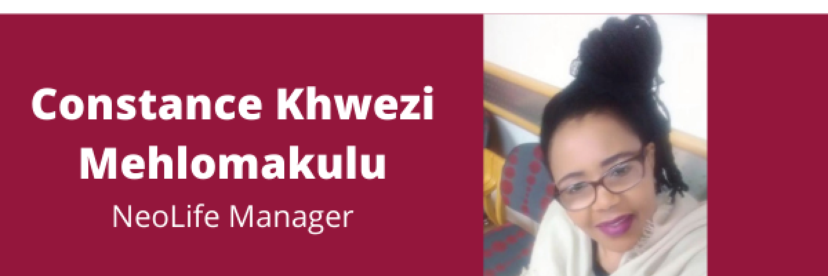 Constance Khwezi Mehlomakulu is a new manager with NeoLife